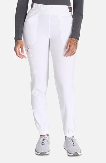 Women's Logo Waistband 5-Pocket Jogger Scrub Pant Women's Logo Waistband 5-Pocket Jogger Scrub Pant