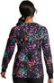 Clearance Women's Caring Space Print Scrub Jacket, , large