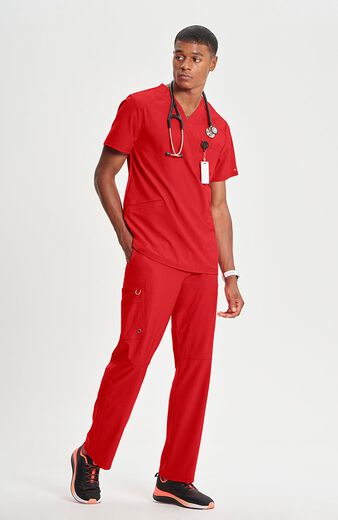 Men's Stretch V-Neck Scrub Top Men's Stretch V-Neck Scrub Top