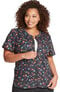Clearance Women's Dots So Bright Print Scrub Top, , large