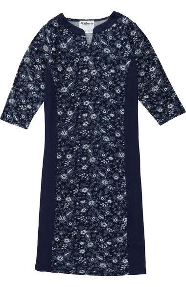 Silvert's Women's Open Back Colorblock Floral Dress, , large