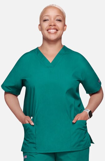 Women's 3-Pocket Dolman V-Neck Scrub Top Women's 3-Pocket Dolman V-Neck Scrub Top