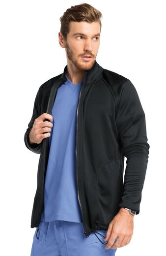 Men's Freedom Zip Front Solid Scrub Jacket, Men's Freedom Zip Front Solid Scrub Jacket