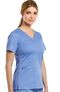 Women's Double V-Neck Solid Scrub Top, , large