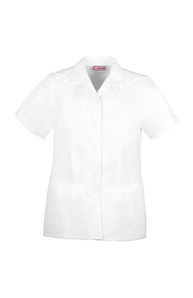 Clearance Women's Nurse's Pleated Solid Scrub Top, , large