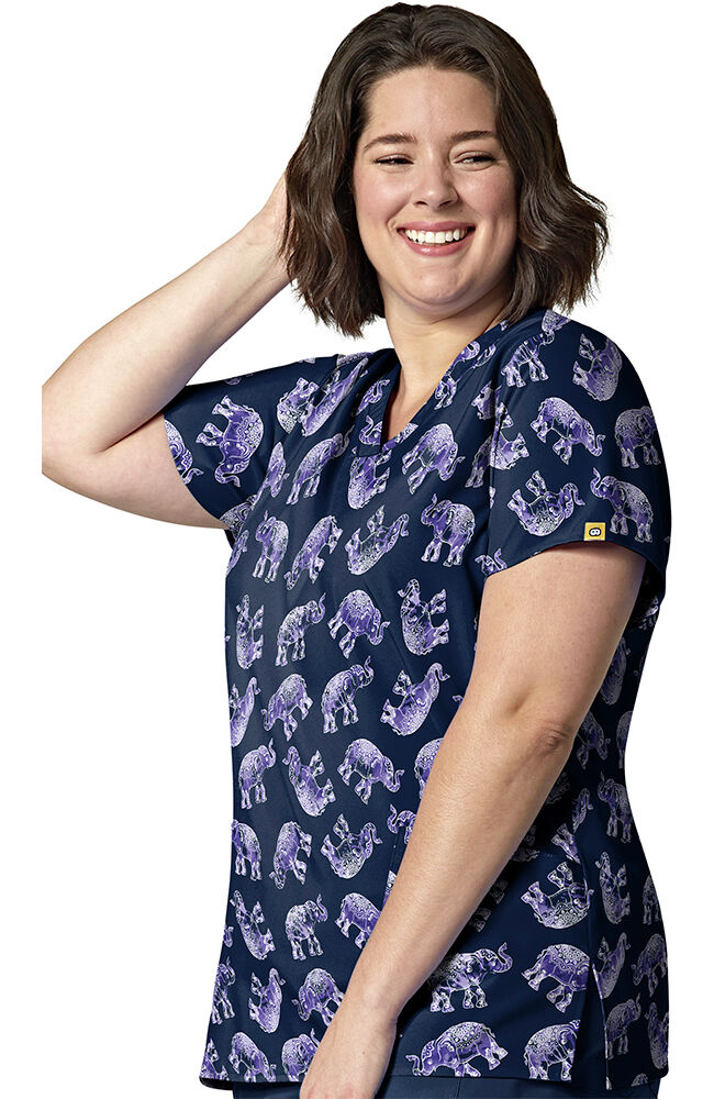 Elephant sales scrub top