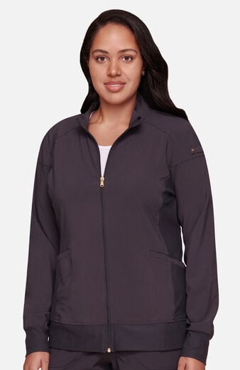 Women's Knit Zip Front Warm Up Scrub Jacket Women's Knit Zip Front Warm Up Scrub Jacket