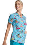 Women's Vacay All Day Print Scrub Top, , large
