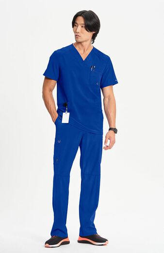 Men's Stretch V-Neck Scrub Top Men's Stretch V-Neck Scrub Top