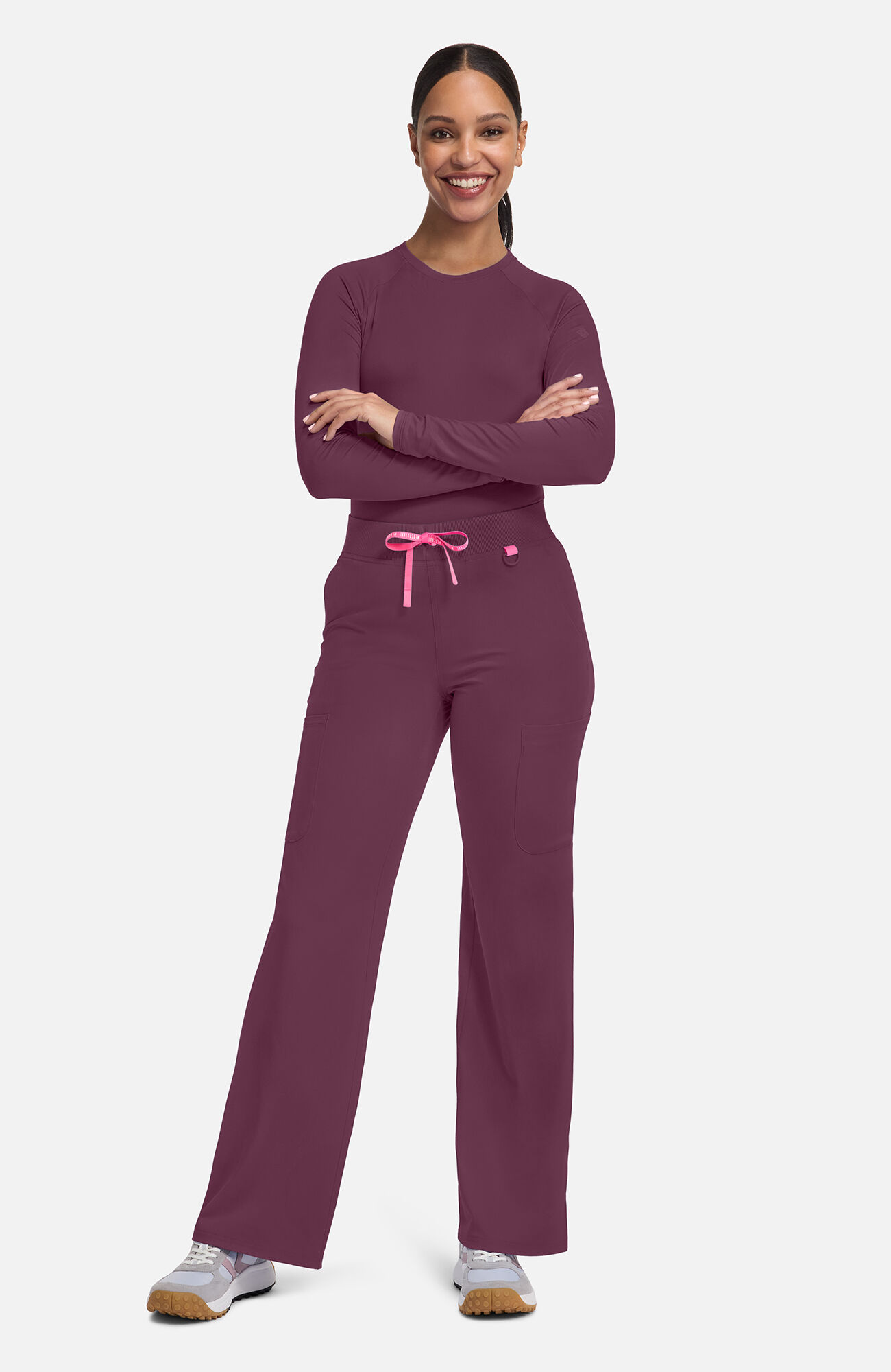 Women's Wide Leg Pull On Scrub Pant