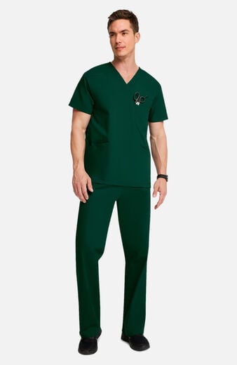 Men's 4-Pocket V-Neck Scrub Top  Men's 4-Pocket V-Neck Scrub Top