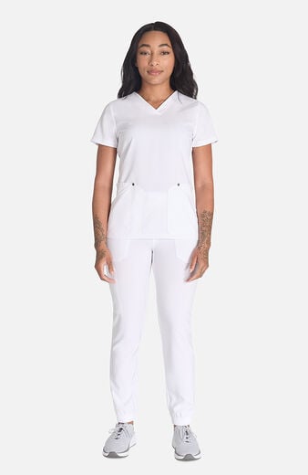 Women's 4-Pocket Utility V-Neck Scrub Top Women's 4-Pocket Utility V-Neck Scrub Top