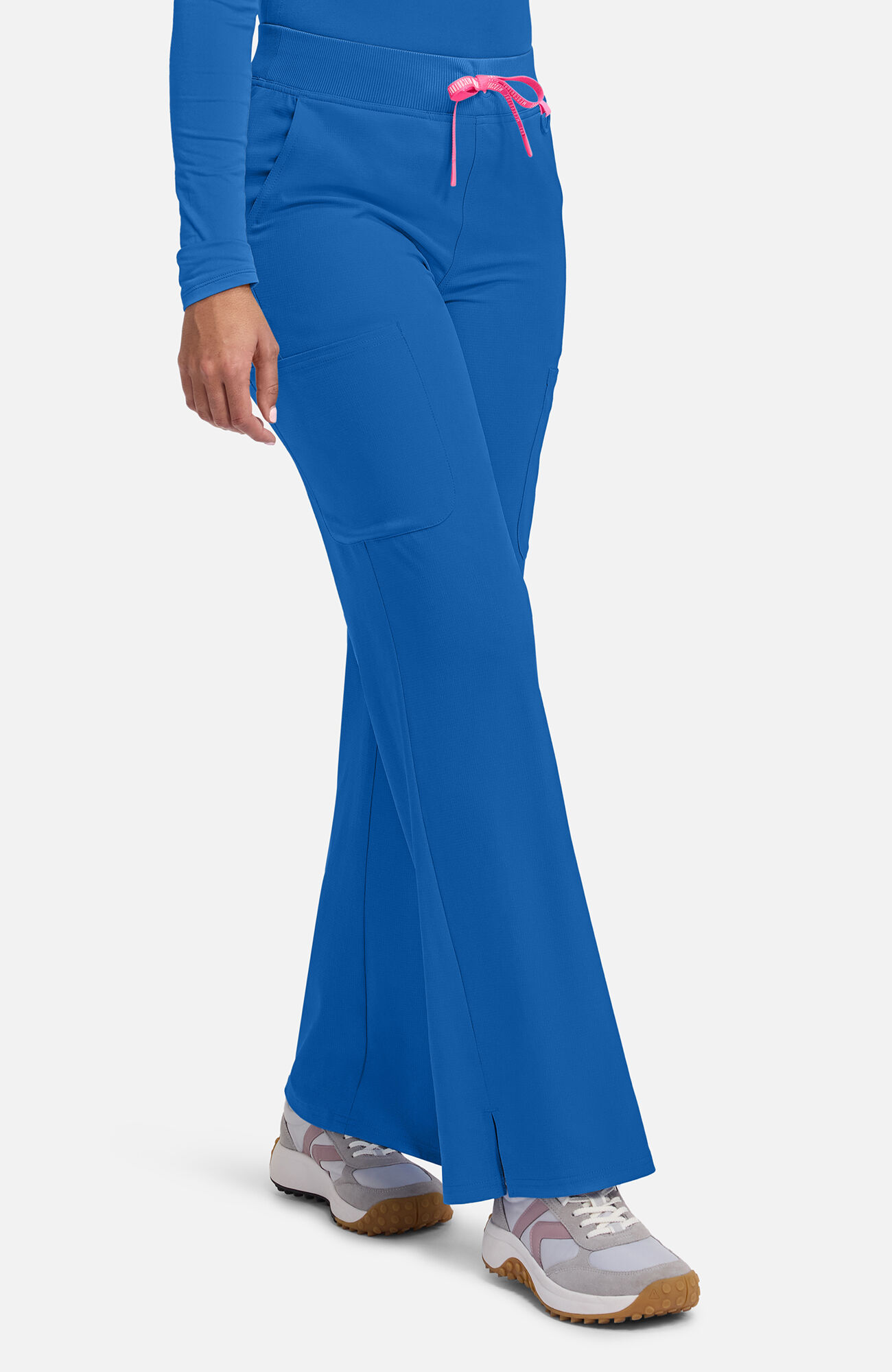 Women's Wide Leg Pull On Scrub Pant, , large