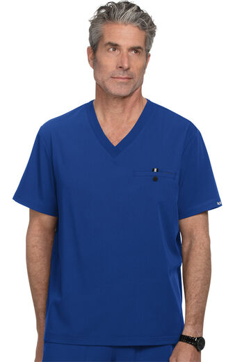 Men's On Call Solid Scrub Top