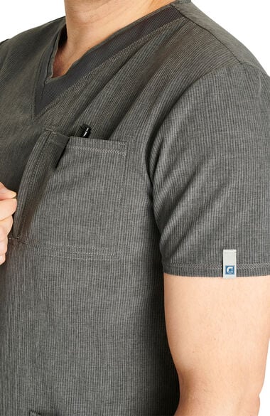 Men's V-Neck 4 Pocket Scrub Top, , large