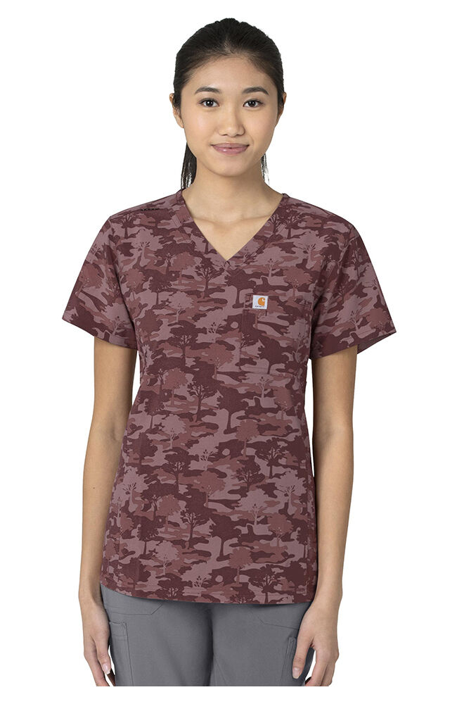 Carhartt printed scrub tops new arrivals