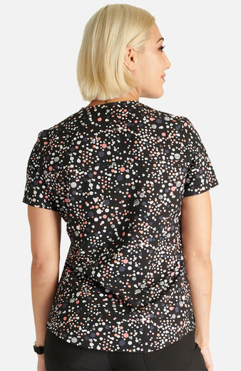 Clearance Women's V-Neck Tuckable Print Top
