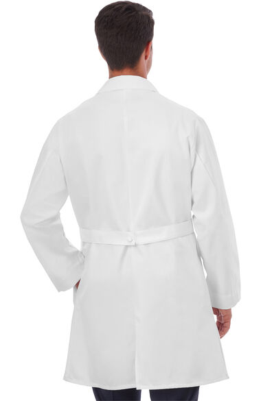 Clearance Unisex 44" Heavyweight Knotted Button Lab Coat, , large