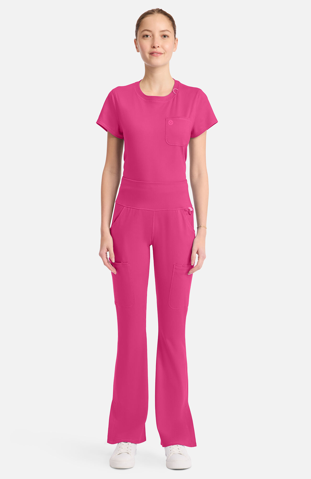 Women's Knit Flare Leg Yoga Scrub Pant