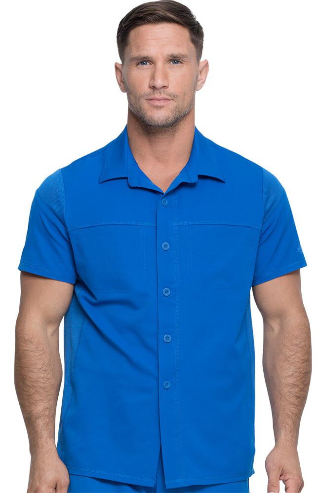 button front polo shirt