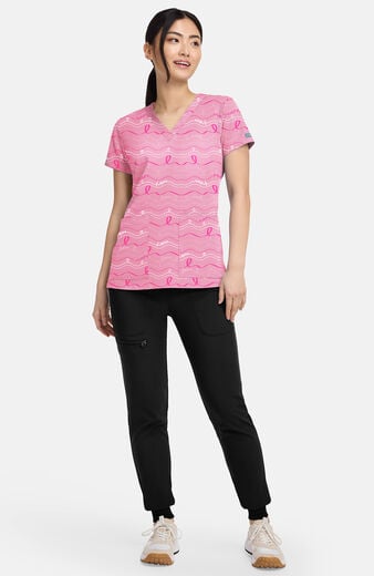 Women's Vicky In The Loop Print Scrub Top Women's Vicky In The Loop Print Scrub Top