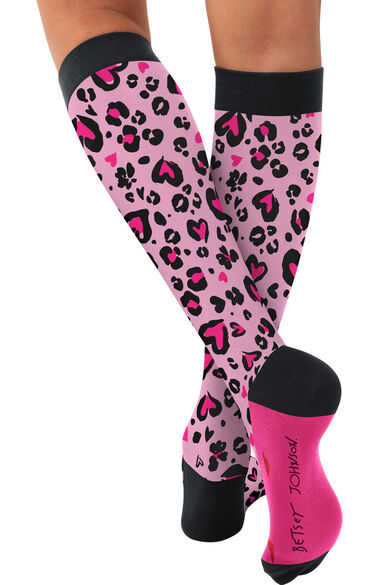 Women's 2-Pack 15-20 mmHg Lovely Tiger Compression Socks, , large