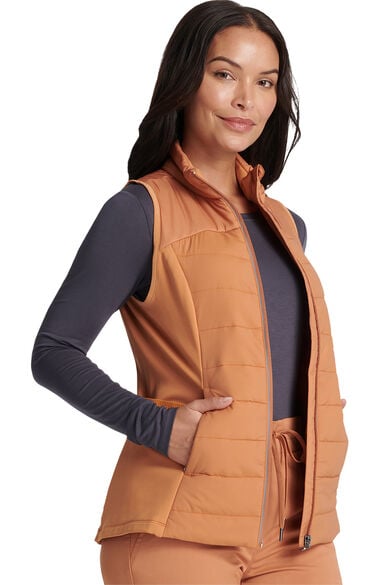 Women's Khloe Sleeveless Scrub Jacket, , large