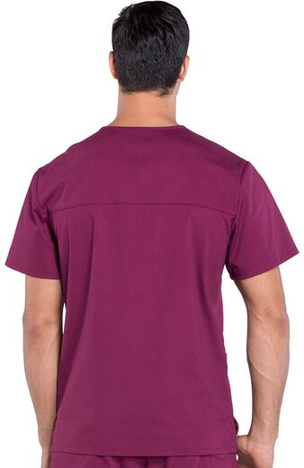 Clearance Men's V-Neck Utility Solid Scrub Top