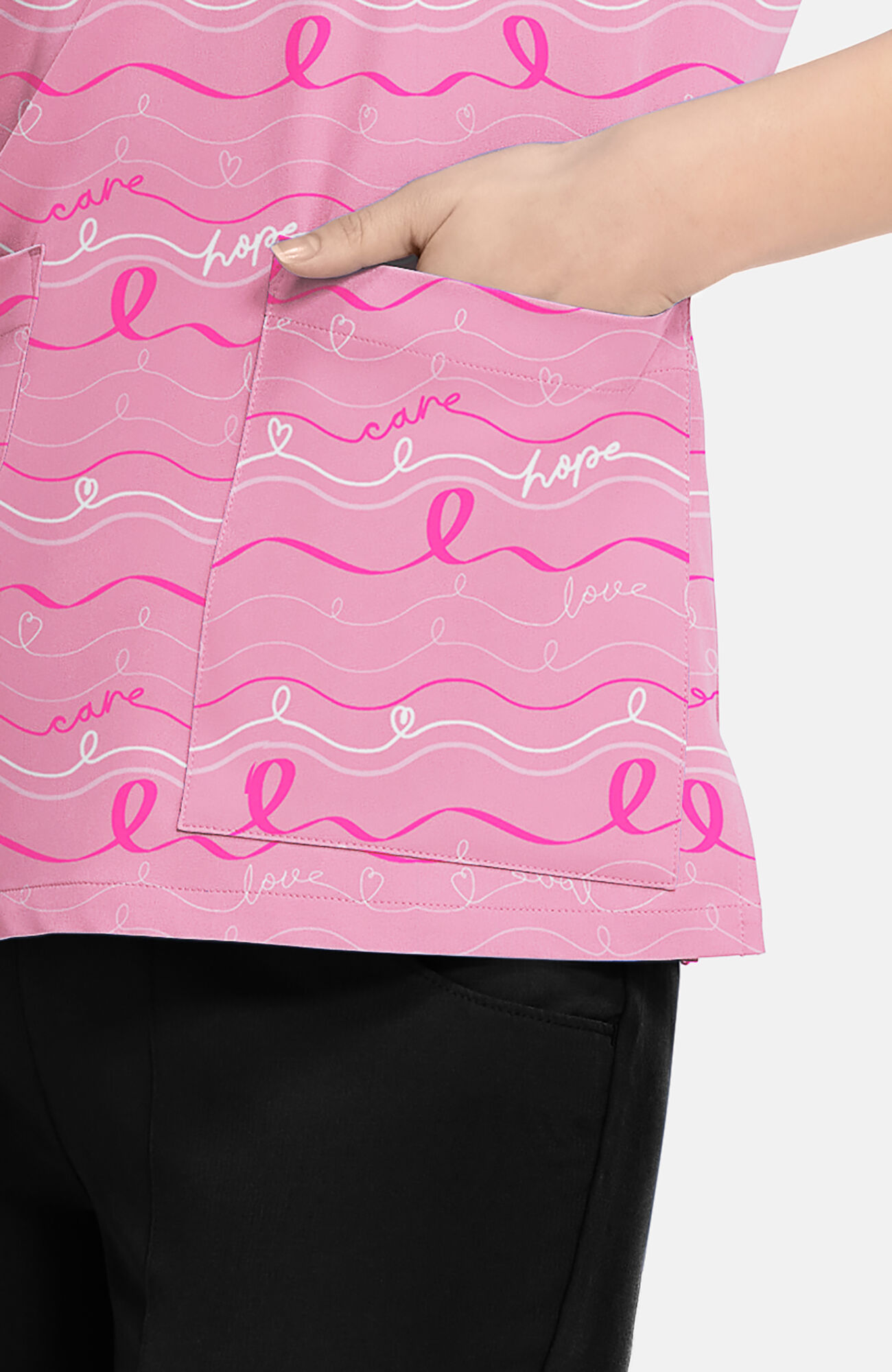 Women's Vicky In The Loop Print Scrub Top, , large