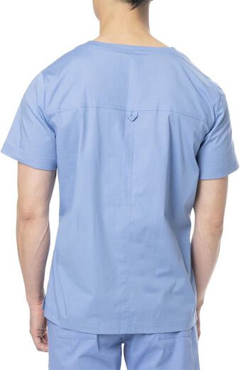 Clearance All Day by Men's Ripstop V-Neck Solid Scrub Top
