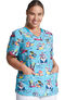 Women's Vacay All Day Print Scrub Top, , large