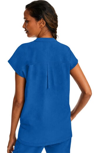 Women's Journey Mandarin Collar Scrub Top Women's Journey Mandarin Collar Scrub Top