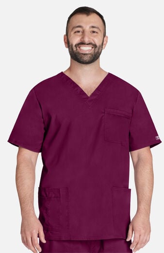 Unisex 4-Pocket V-Neck Scrub Top Unisex 4-Pocket V-Neck Scrub Top