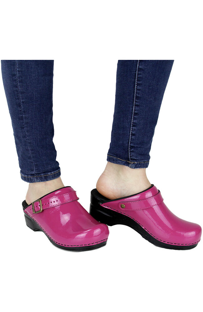 sanita wide width clogs