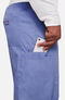 Clearance Unisex Drawstring with Cargo Pocket Scrub Pants, , large