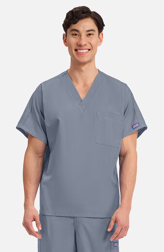Unisex Grey Scrubs for Men & Women | AllHeart Unisex Grey Scrubs for Men & Women | AllHeart