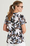 Clearance Women's Comfort V-Neck Cheetah Pop Print Scrub Top, , large