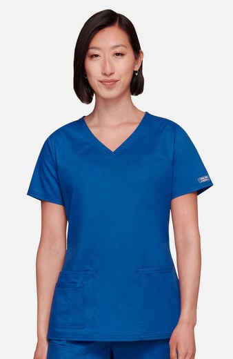 Women's 3-Pocket V-Neck Scrub Top Women's 3-Pocket V-Neck Scrub Top