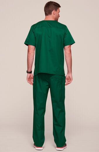 Men's Scrub Set: V-Neck Top & Utility Pant Men's Scrub Set: V-Neck Top & Utility Pant
