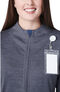 Clearance Women's Ionic Heathered Solid Scrub Jacket, , large