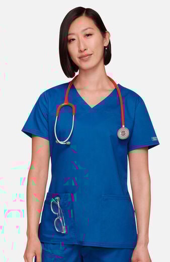 Women's 3-Pocket V-Neck Scrub Top Women's 3-Pocket V-Neck Scrub Top