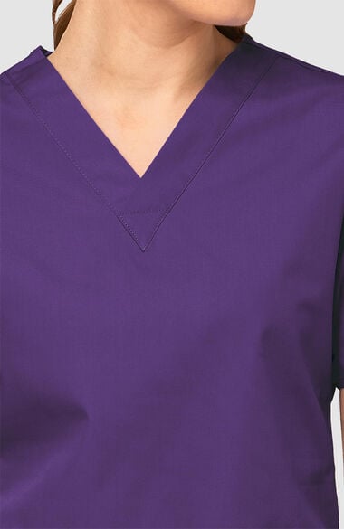 Clearance Women's Bravo Lady Fit V-Neck Solid Scrub Top, , large