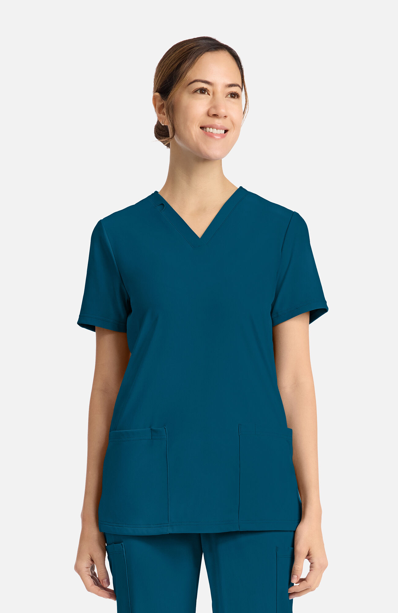 Women's 2-Pocket V-Neck Scrub Top