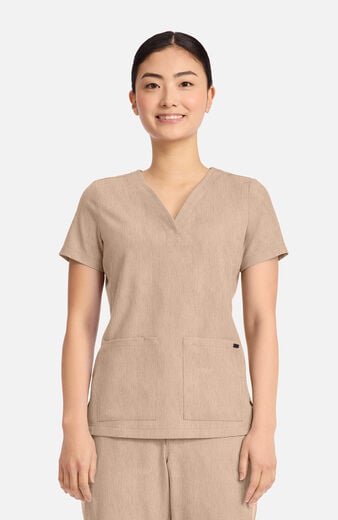 Women's Briana Y-Neck Scrub Top Women's Briana Y-Neck Scrub Top