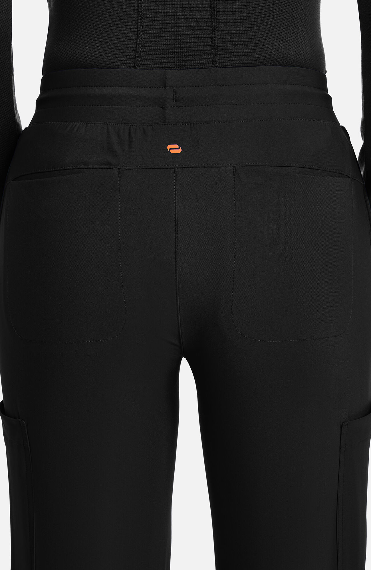 Women's Knit Pintuck 6-Pocket Wide Leg Scrub Pant, , large