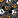 Women's Mickey Scaredy Pumpkin Print Scrub Top, Scaredy Pumpkin