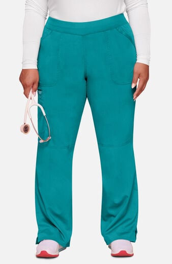 Women's Elastic Waist Cargo Pocket Scrub Pant Women's Elastic Waist Cargo Pocket Scrub Pant