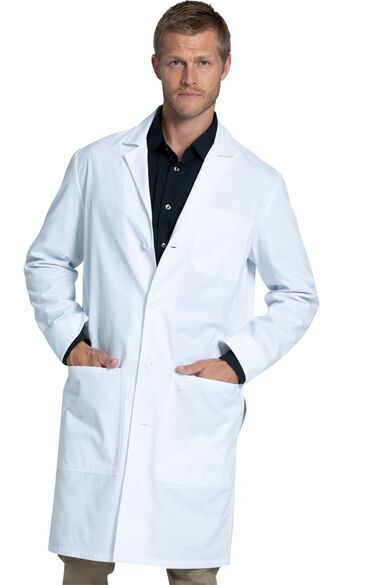 Men's Notched 40" Lab Coat, , large
