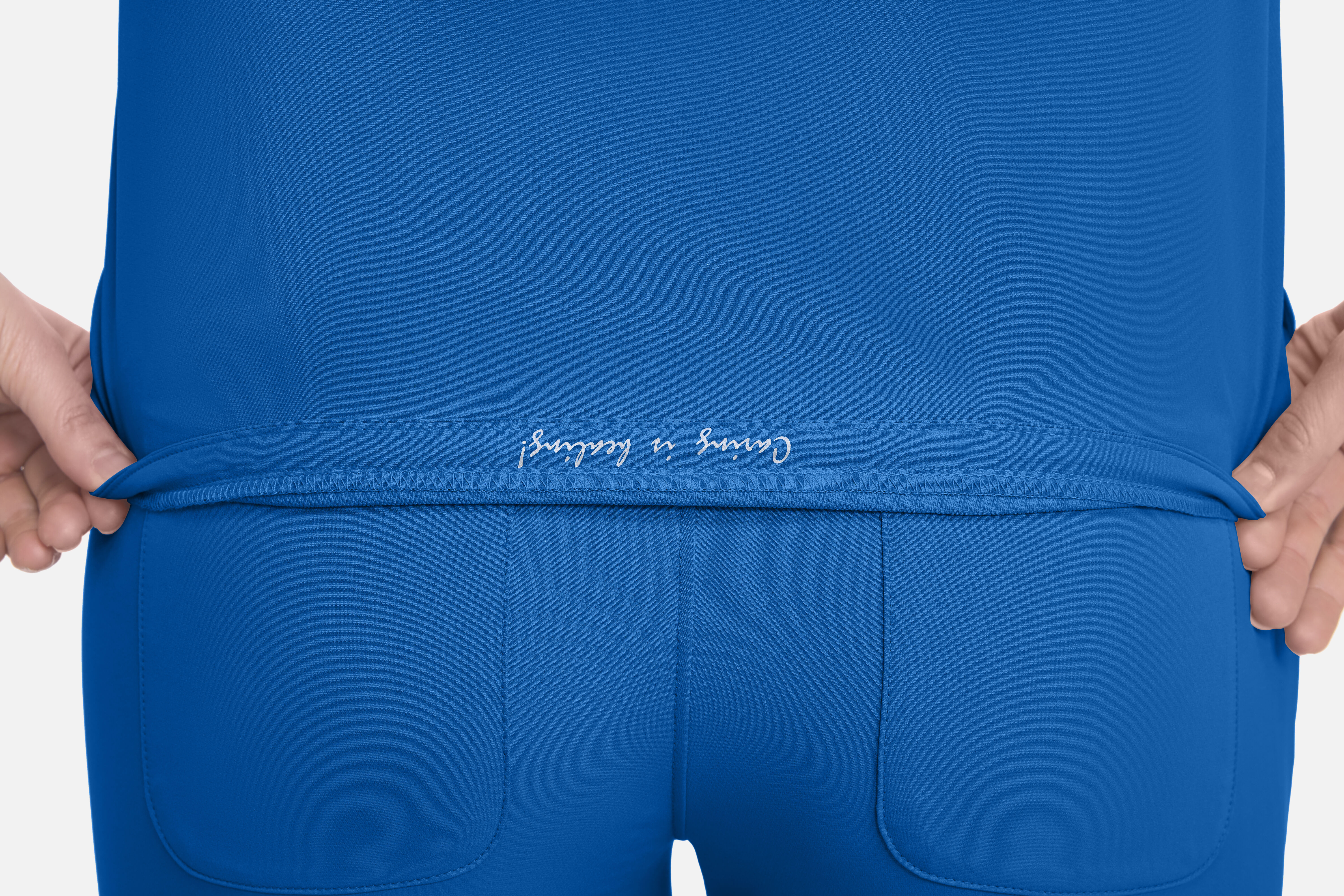 Women's Joy Henley Crew Neck Scrub Top, , large