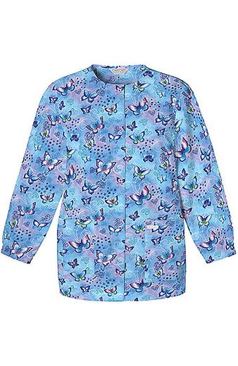 Clearance Women's Crew Neck Fly by Night Print Jacket